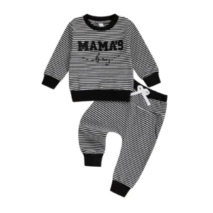 Mama's Little Boy Top and Pant Ensemble