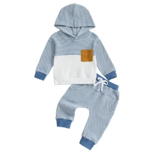 Baby Boy 2 Pcs Long Sleeve Hoodie and Pants