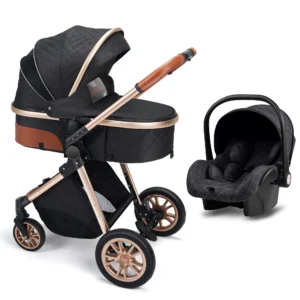 All-in-One Luxury 3-in-1 Stroller with Reversible Parent-Facing Seat