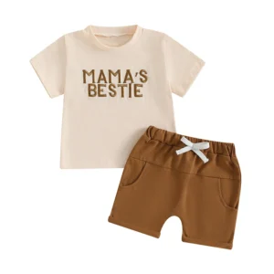 Precious Baby Boys 2-Piece Summer Outfit