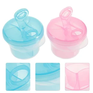 2-in-1 Portable Infant Formula Dispenser - Travel-Friendly Milk Powder Container, Essential for Feeding on the Go